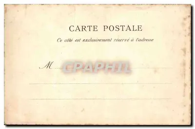 Versailles — Pałac Petit Trianon — Pokój Marie-Antoinette — wydawca Bernard Bille, numer serii nie widoczny — Rewers