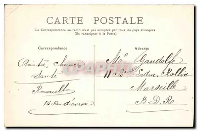 Anticamera di Maria Antonietta — Piccoli Appartamenti — Castello di Versailles — Collezione F. Fleury — Verso