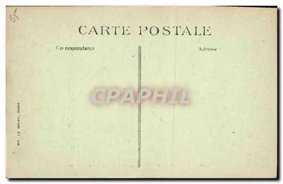 Versailles — Pałac — Widok z lotu ptaka — B.P.D. n° 181 — Rewers