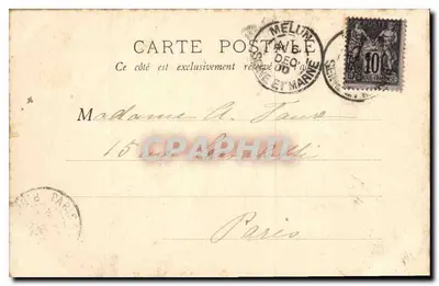 Mare de Franchart — Fontainebleau — B.F. Paris — Verso