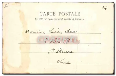 Versailles — O Bassin do Dragão — A. B. em Versailles, Chr. Geïfley — Verso