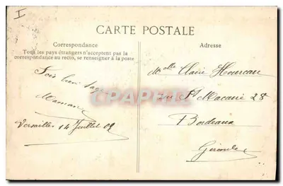 Versailles — Ratusz — Wydawca L.E.D. nr 10 — Rewers