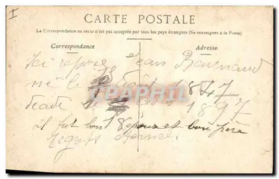 Versaj – Mleczarnia Marie-Antoinette – Staerck, Paryż — Rewers