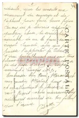 Versailles — Palazzo del Petit Trianon — Camera di Marie-Antoinette — Editore Cirre, n° 109 — Verso