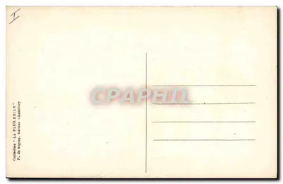 Chambéry — O Pergolado do Castelo — Coleção 'LA PLUS BELLE' de P. de Nigreu — Verso