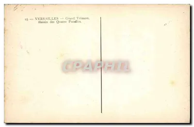 Versailles — Grand Trianon — Bacino delle Quattro Vergini — Verso