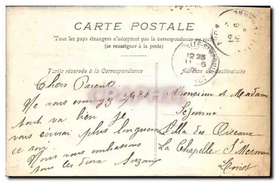 Floresta de Fontainebleau — Rocher des Deux-Sœurs (1829) — Editor P. D. Fontainebleau — Verso