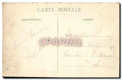 Muzeum w Versailles — Karetka ślubna Napoleona I — P. & O. Paryż nr 65 — Rewers