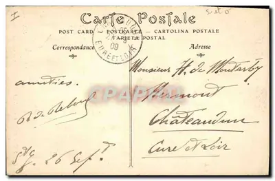 Saint-Germain-en-Laye — Kaplica zamkowa — wydawca nieznany, numer serii 85 — Rewers