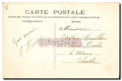 St-Germain-en-Laye — Estátua de Thiers — F.A. 6273 — Verso