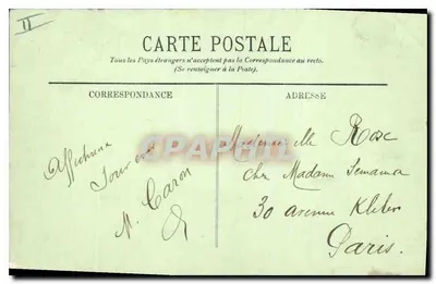 SAINT-GERMAIN-EN-LAYE — O Amor e a Loucura, Avenida Henri II — LL. — Verso