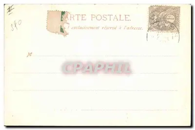 St. Germain-en-Laye — O Castelo (A Terrasse) — A. Brossard, Editor, Paris — Verso