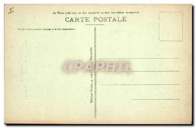 Versaj - Pokój sypialny Ludwika XIV — Wydawnictwo Cossé, 9, rue Celler, Versaj — Rewers