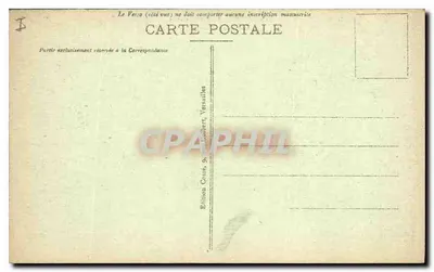 Versailles - Le Petit Trianon — wydawnictwo Cassin & Coibert — Rewers