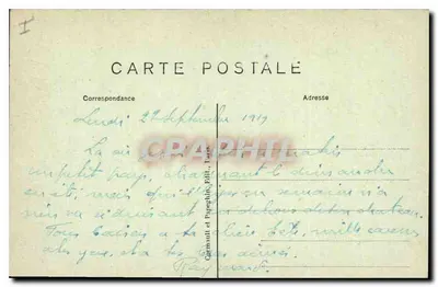 St-GERMAIN-en-LAYE (S.-et-O.) — Ogólny widok zamku — A.P. — Rewers
