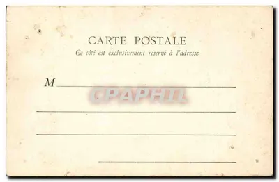 Mante - A Igreja — editor B.F., Paris, n° de série não visível — Verso