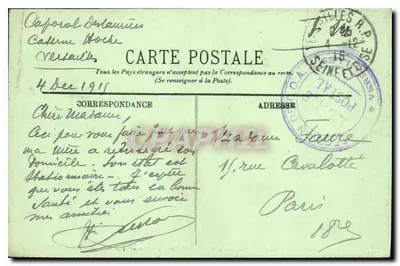 Versailles - O Hameau de Marie-Antoinette - A Casa do Senhor e a Moinha - LL — Verso