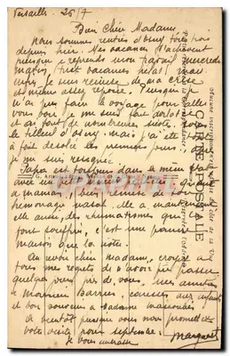 Versailles — Le Hameau — Le Moulin — C. Armand, Avenue de la Gare, Noyon — Rewers