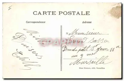 Museu de VERSAILLES — Carro do Casamento de Napoleão Ier — Mme Moreau, editora — Verso