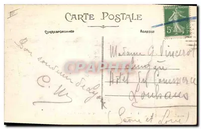 LYON — Le Parc de la Tête-d'Or, les Daims — éditeur Carrier, modèle déposé, n°64 — Reverso