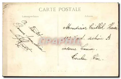 LYON — Vista do Parque da Cabeça de Ouro — Editor E.D. n° 1268 — Verso