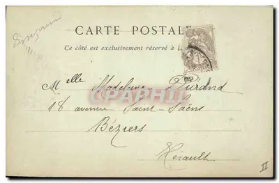 Béziers — Le Chalet des Îles (Parc de la Tête d'Or) — ND Fotografie Euvorard — Rückseite
