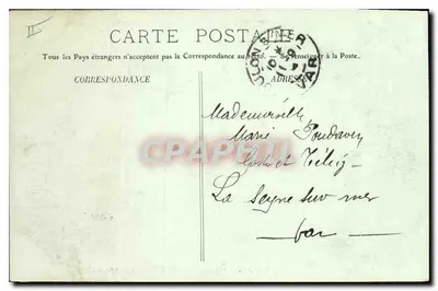 LYON - De ingang van het Park de Tête d'Or en het Monument van de Legionnaires van de Rhône - LL — Achterkant