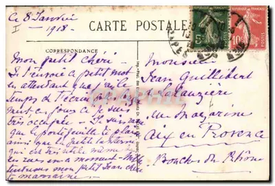 NICE — Coup de Mer, Rochers de Roba Capeu — Edição Baylone frères, Nîre — Verso
