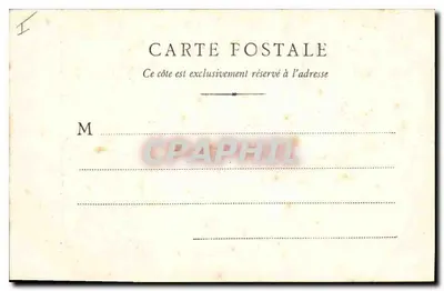 Tarascon — Zamek Króla Renégo (strona miasta) — B. F. Chalon-s-Saône, n° 5 bis — Rewers
