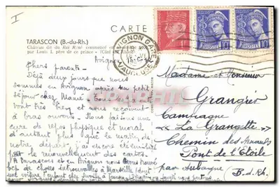 Zamek zwany Zamek Króla René — Tarascon (Bouches-du-Rhône) — wydawca Cim — Rewers