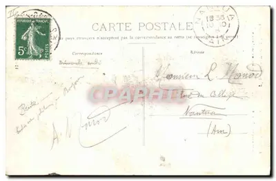Kościół św. Marthę w Tarascon — pierwotna wejście przypisana V w., wieża dzwonnicza z XV w. — Fot. Blanchin, Tarascon — Rewers