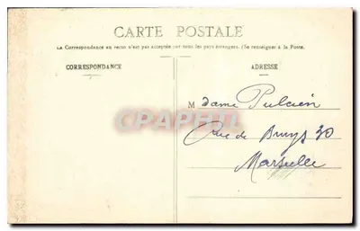 Tarascon — Zamek zwany Zamkiem króla René (strona miasta) — Fot. Blanchin, Tarascon — Rewers