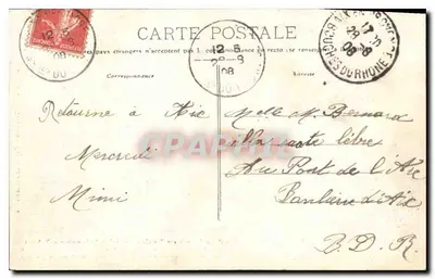 Tarascon — Cripta de Santa-Martha — Editor Piot Blanchin Tarascon, n° de série não visível — Verso