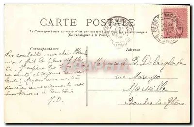 Tarascon — Zamek Króla René — Gaston fils, Wydawca — Rewers