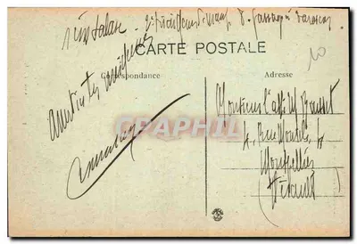 Tarascon-sur-Rhône — O campanário de Sainte-Marthe — Bilhete postal moderno n°324 — Verso