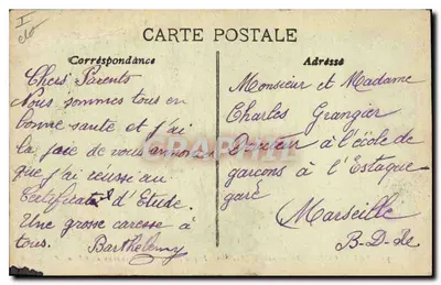 Tarascon — Promenada Króla Renégo, Przegrodzony zbiornik wody Rony — Zbiór L. A. — Rewers