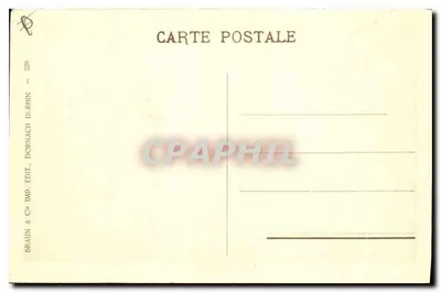 Mont Sainte-Odile — widok panoramiczny — Braun & Cie, Dornach H-Rhin, n° 238 — Rewers