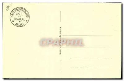 Haut-Königsbourg (wysokość 757 m) — Widok z lotu ptaka — Wydanie specjalne z zamku — Rewers
