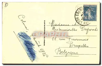 Colmar - Balcon de la Police — Wydanie Hufflel, n° 54 — Rewers