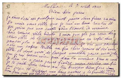 Mulhouse (Haut-Rhin) — Hotel pocztowy — wydawca nie widoczny — Rewers