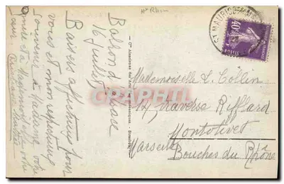 Mulhouse - Hotel Pocztowy i Kanał — Rewers