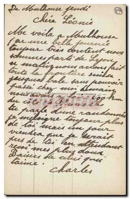 Mulhouse — Ogólny widok — Mulhouse — Rewers