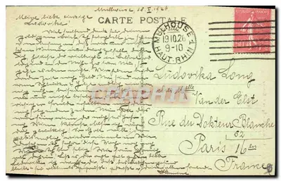 Mulhouse — Katedra św. Etienne — wydawca: Książnica — Rewers