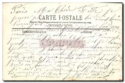Versailles — Ogólny widok z lotu ptaka, na zamku, parku i mieście — LL. n° 976 — Rewers
