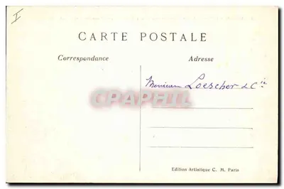 Vernon (Eure) — Notre-Dame e vista geral para as colinas de Vernonnet — C. M. — Verso