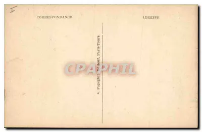 St-GERMAIN-en-LAYE (S.-et-O) — O Castelo (Fachada Sudoeste) e a Capela — A.P. — Verso