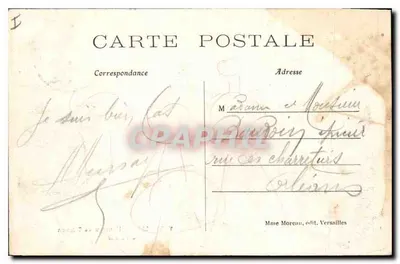 Versailles — Hameau de Trianon — A Fazenda — Verso