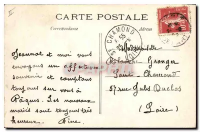 Paryż (4) — Hotel de Ville — wydawca Chamon — Rewers