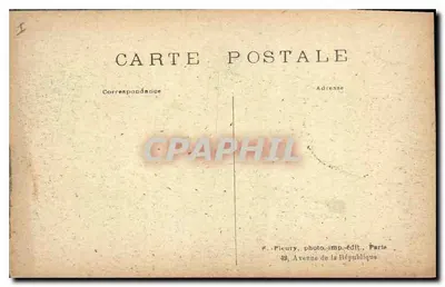 Paryż (IVe) — Hôtel-de-Ville — E. E. Paris — Rewers