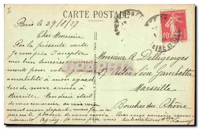 Notre-Dame w Paryżu — 4. dzielnica — wydawca C. M. (nr 935) — Rewers